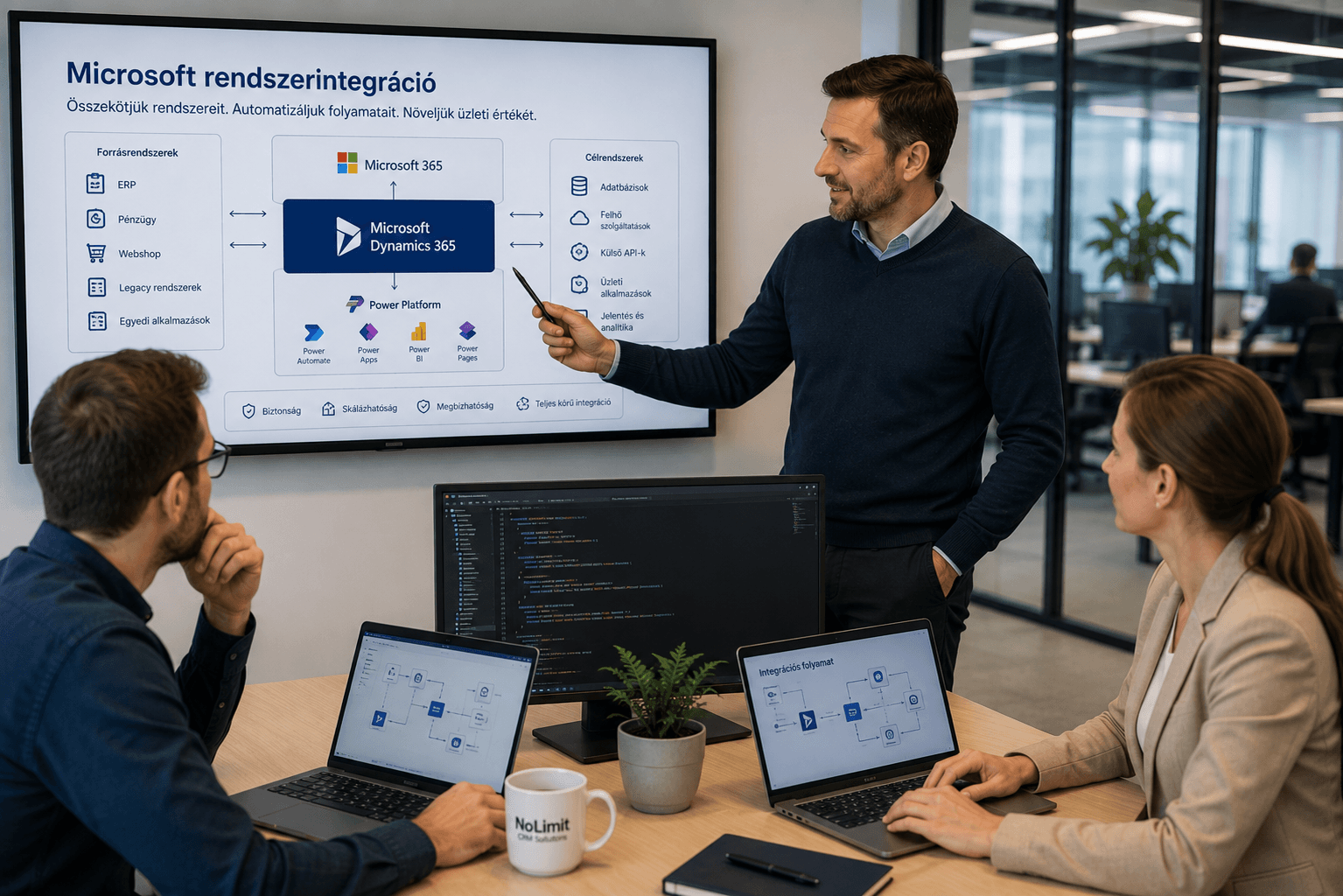 Microsoft rendszerintegrációk - Nolimit CRM szakértő csapat - Microsoft Power Platform, Microsoft Dynamics 365 CRM, Microsoft 365