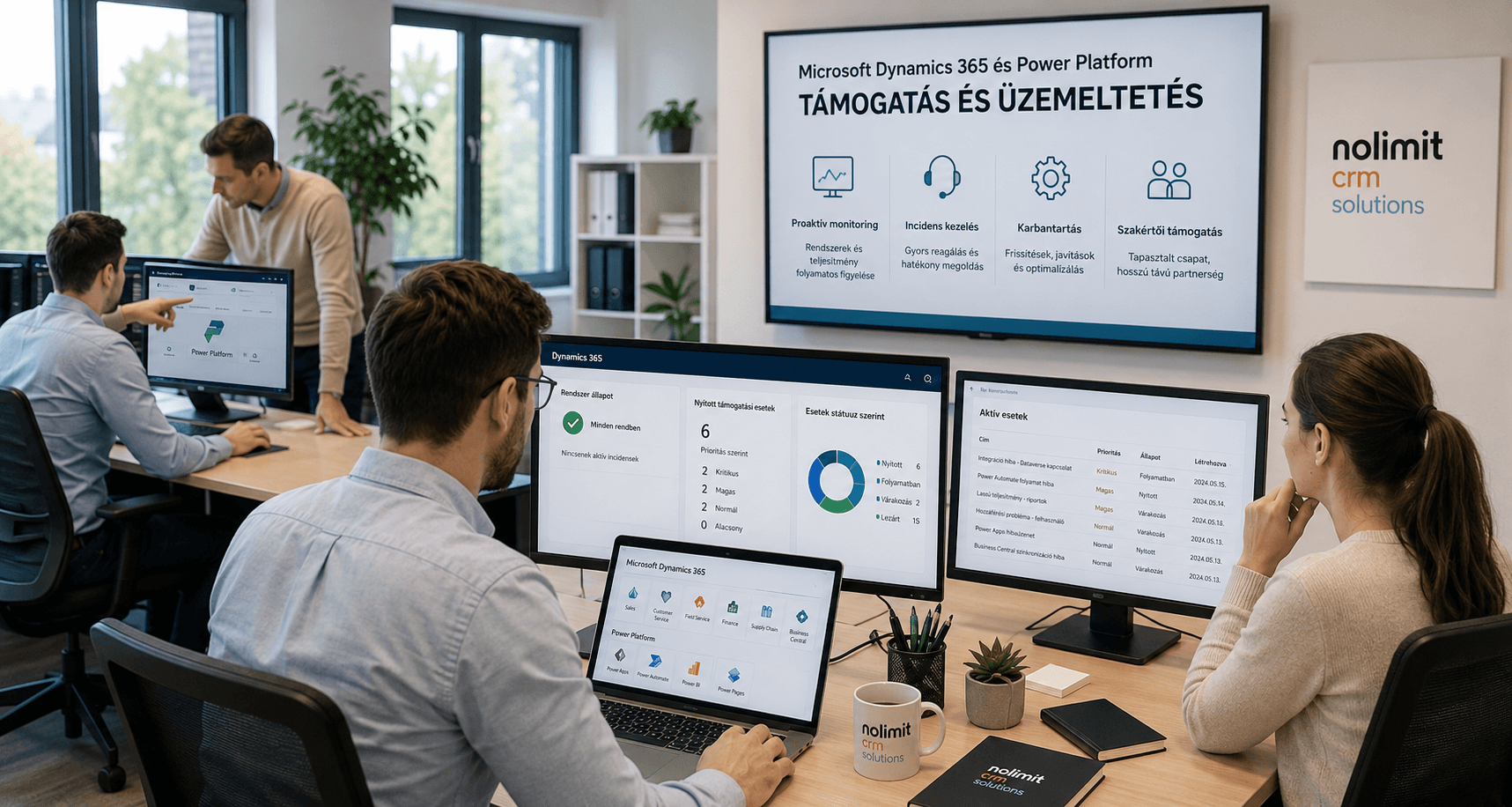 Támogatás és üzemeltetés - Nolimit CRM